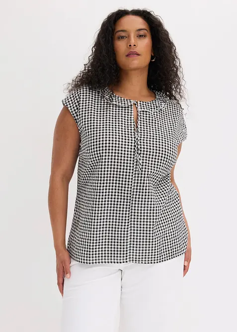 Bluse i 100% bomull, bonprix