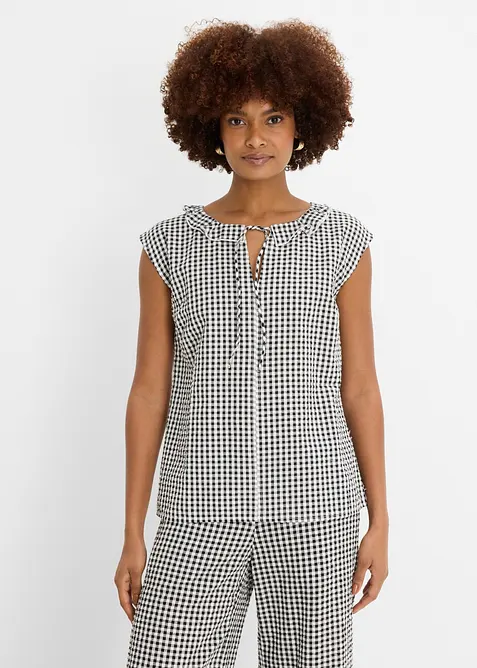 Bluse i 100% bomull, bonprix