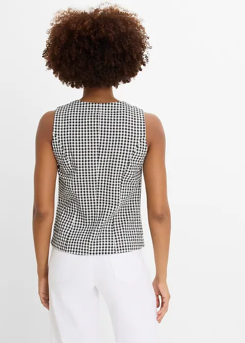 Blazervest i 100% bomull, bonprix