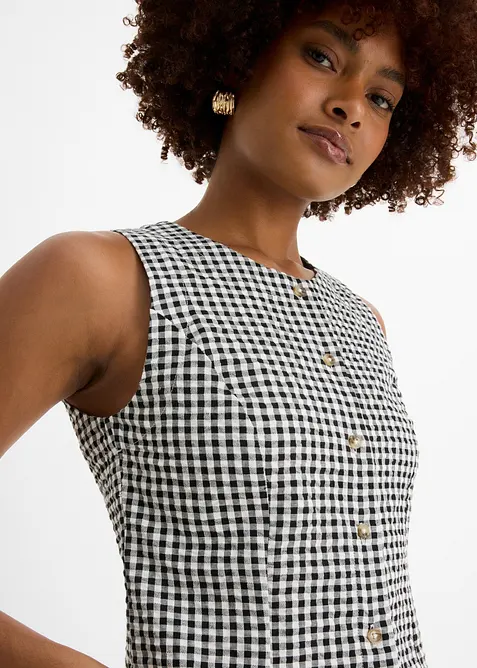 Blazervest i 100% bomull, bonprix