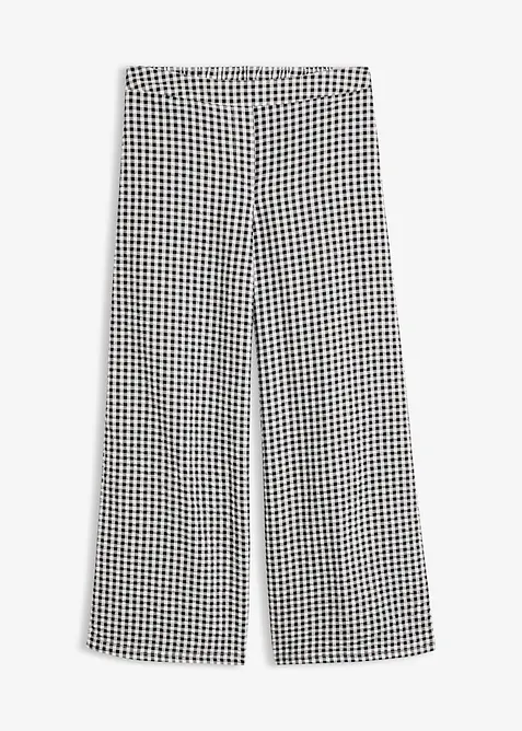 Slip on-bukse av 100% bomullskrepp, bonprix