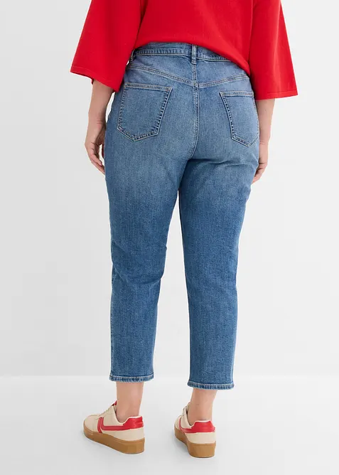 Slim fit-jeans, high waist, cropped, bonprix