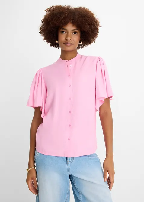 Bluse i viskose med pent fall, bonprix