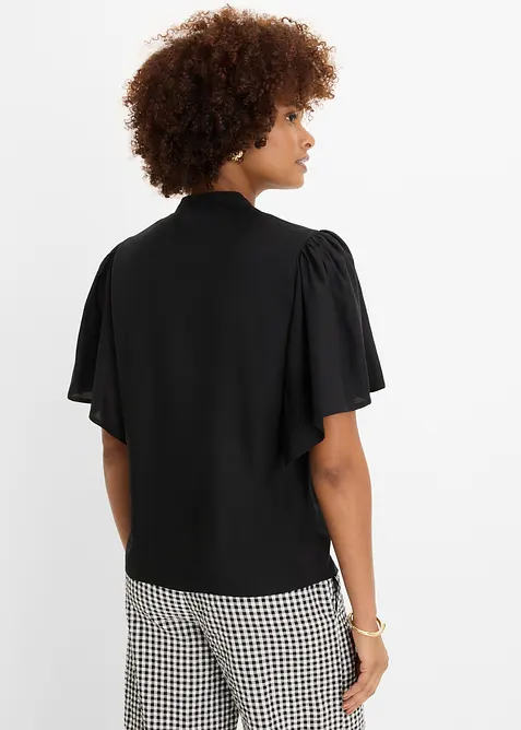 Bluse i viskose med pent fall, bonprix