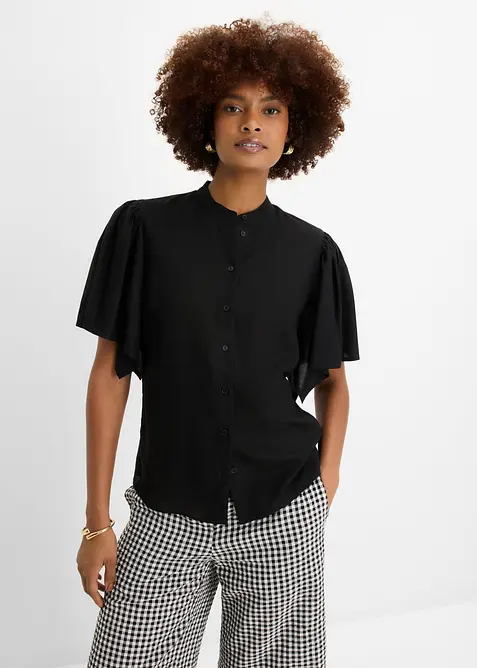 Bluse i viskose med pent fall, bonprix