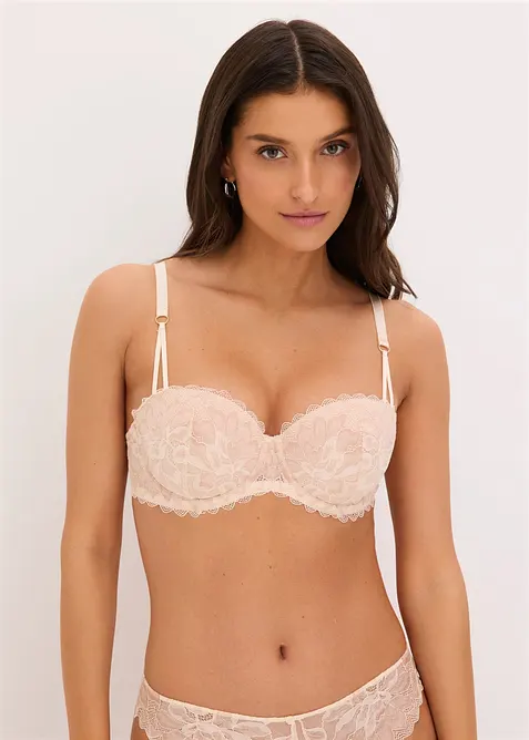 Balconette-BH i nydelig blondemateriale, bonprix