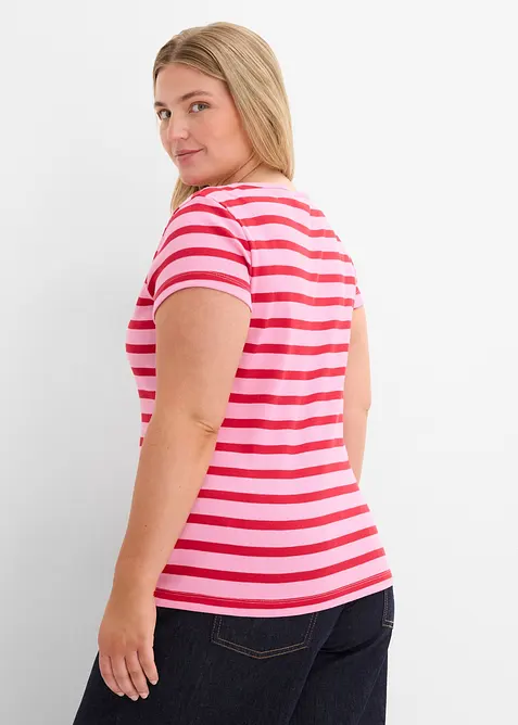 T-skjorte i 100% &oslash;kologisk bomull (2-pack), bonprix