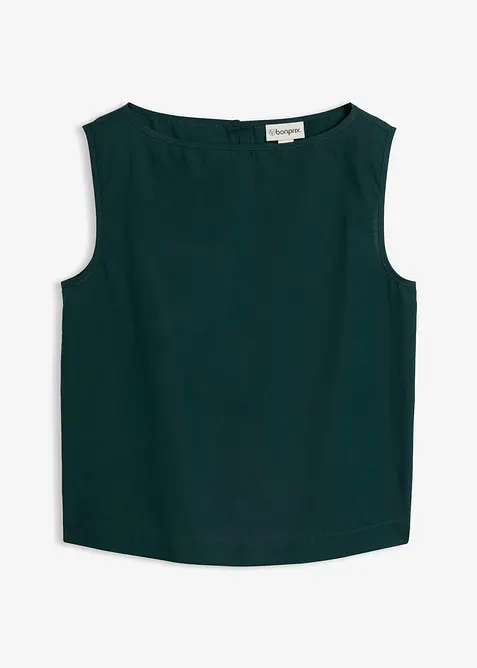 Ermel&oslash;s bluse i 100% bomull, bonprix
