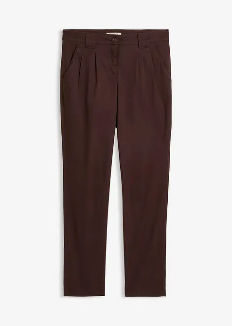 Chinos med stretch i bomullsmiks, bonprix