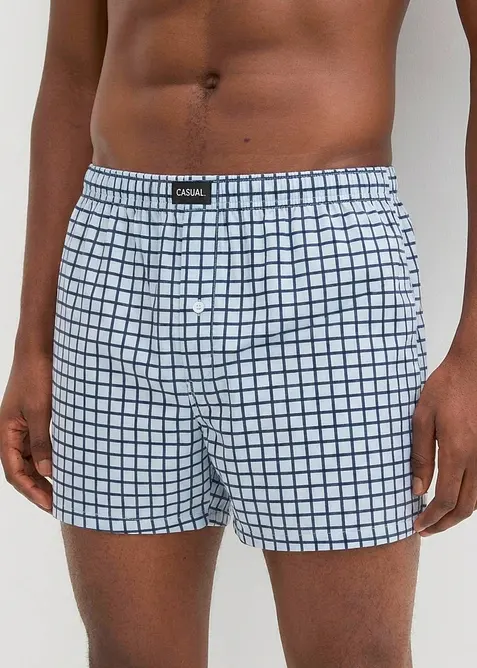 Ledig boxershorts i bomullsjersey (3-pack), bonprix