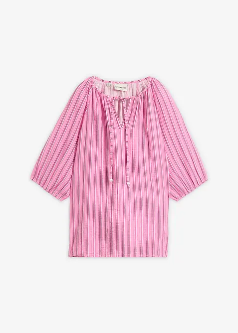 Bluse i myk musselin, bonprix