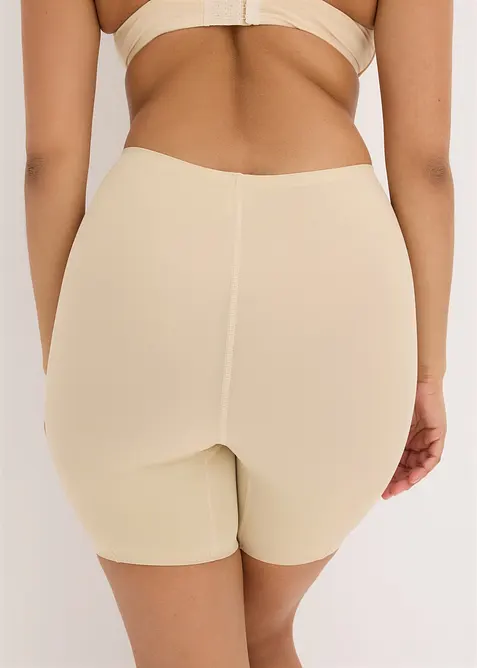 Medium shape sykkelshorts med transparent innfelling (2-pack), bonprix