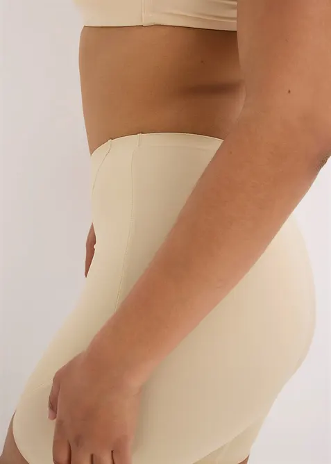 Medium shape sykkelshorts med transparent innfelling (2-pack), bonprix
