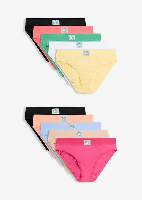Truse med myk bomull (10-pack), bonprix