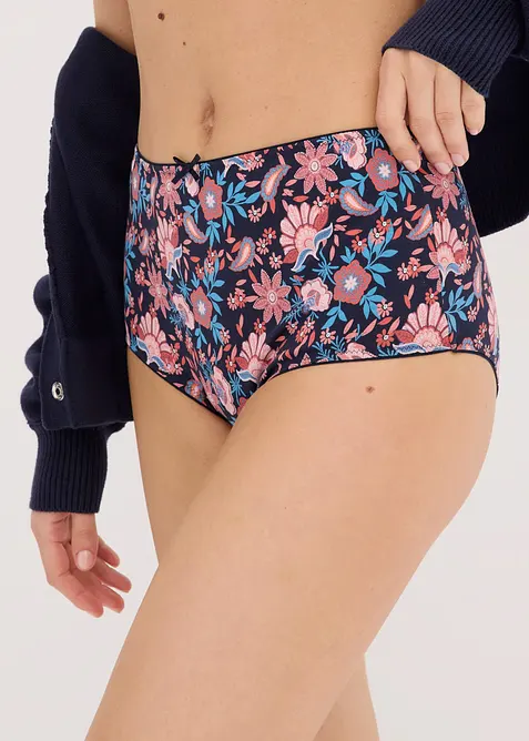 High waist truse med bomull (4-pack), bonprix