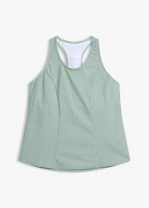 Hurtigt&oslash;rkende tankini topp, bonprix