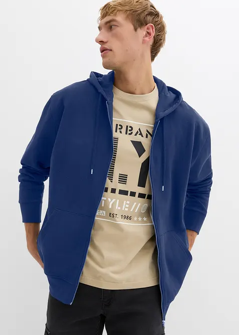 Hettejakke med bomull, Loose Fit, bonprix