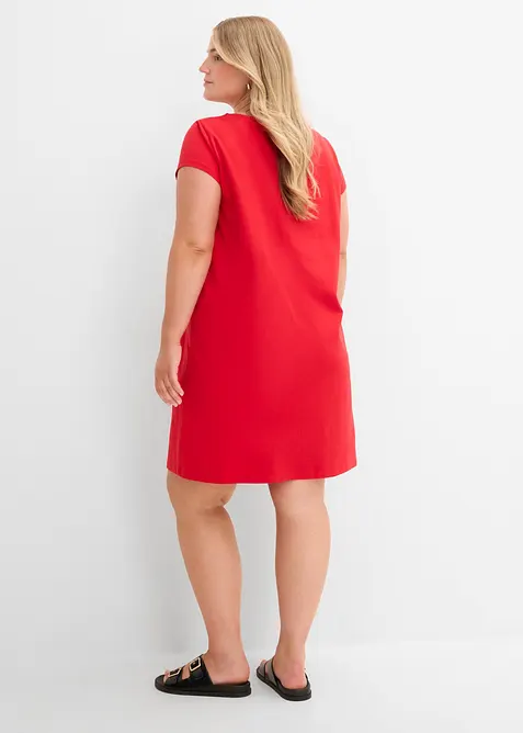 Jerseykjole i bomull med elastan, bonprix