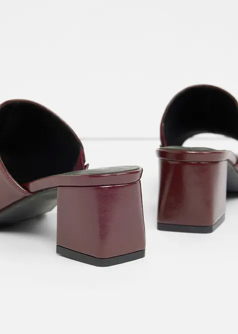 Slip-in sandaler med blokkh&aelig;l, bonprix