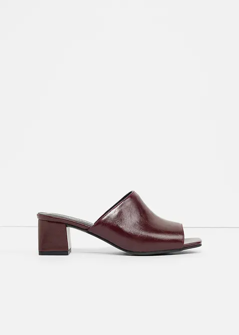 Slip-in sandaler med blokkh&aelig;l, bonprix