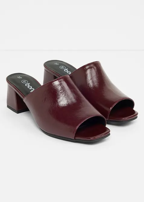 Slip-in sandaler med blokkh&aelig;l, bonprix