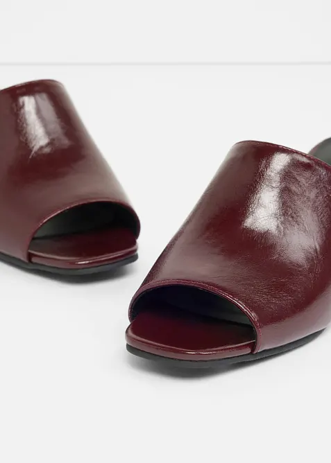 Slip-in sandaler med blokkh&aelig;l, bonprix