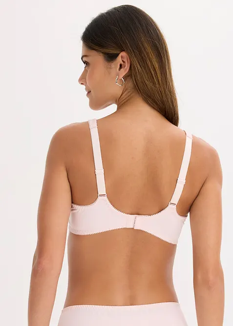 T-skjorte-BH med b&oslash;yle og glanseffekt (2-pack), bonprix