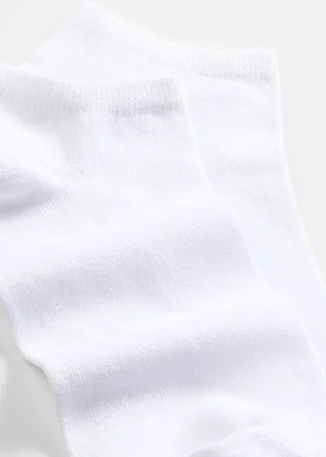 Sneakerssokker med &oslash;kologisk bomull (8-pack), bonprix