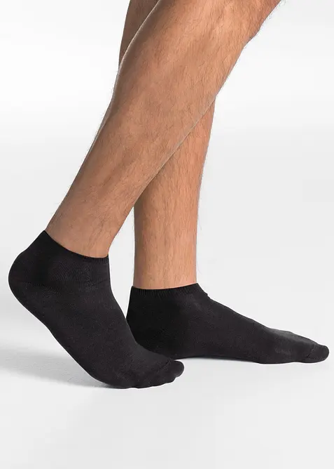 Sneakerssokker med &oslash;kologisk bomull (8-pack), bonprix