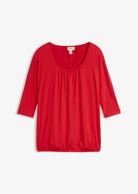 Oversized topp i viskosemiks, bonprix