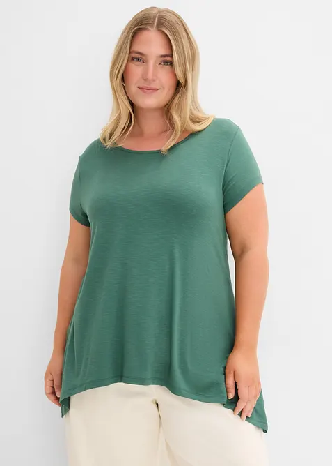 Topp med asymmetrisk nederkant, bonprix