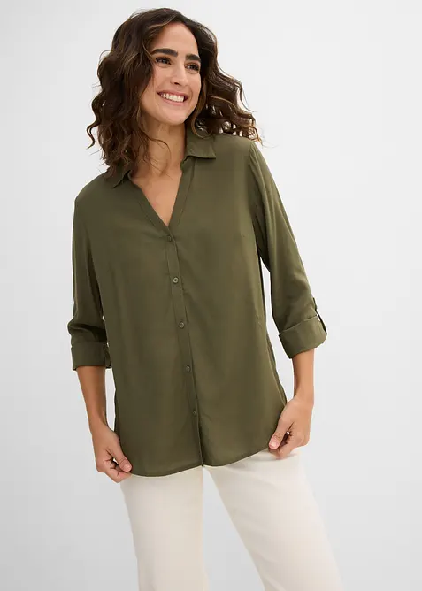 Lett bluse i fint fallende viskose, bonprix