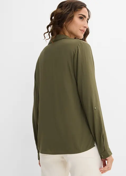 Lett bluse i fint fallende viskose, bonprix