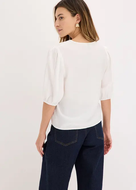 Bluse i viskosemiks, bonprix