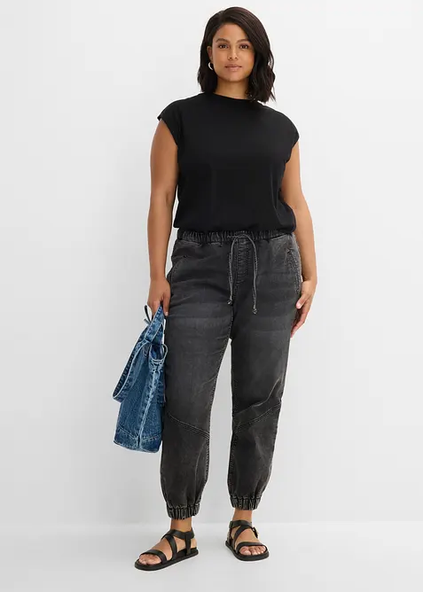 Joggejeans Mid Waist, stretch, bonprix