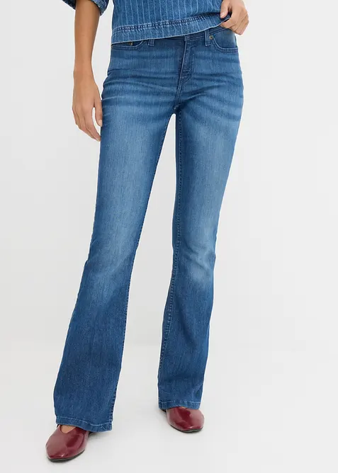 Bootcut-jeans Mid Waist, Stretch, bonprix