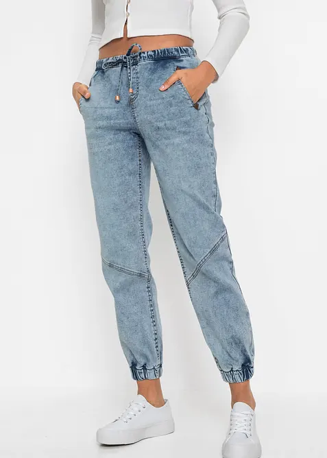 Joggejeans Mid Waist, stretch, bonprix