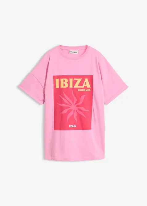 Oversized topp i 100% &oslash;kologisk bomull, bonprix