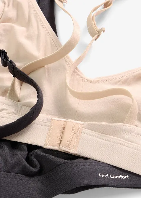 Feel Comfort-bralette av myk modal (2-pack), bonprix