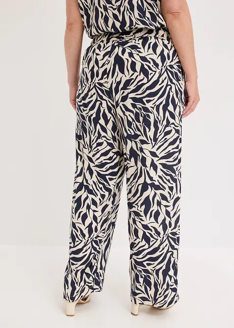 Pull on-bukse i lett viskose, bonprix