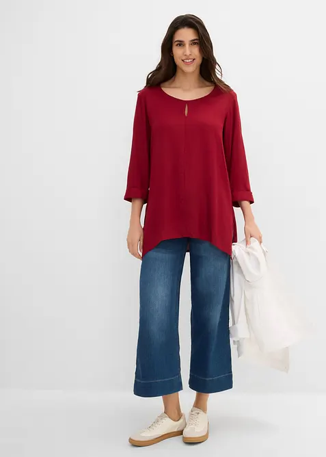Bluse i 100% viskose, bonprix