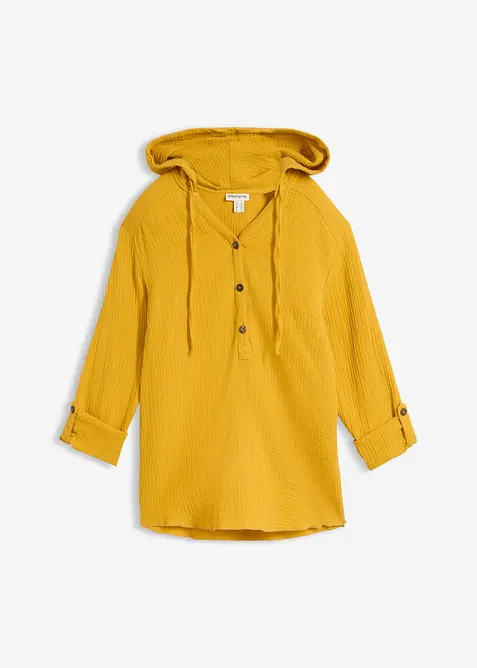 Pull on-bluse i luftig musselin, bonprix