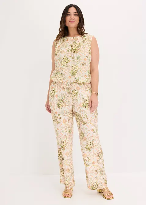 Pull on-bukse med paisleym&oslash;nster, bonprix