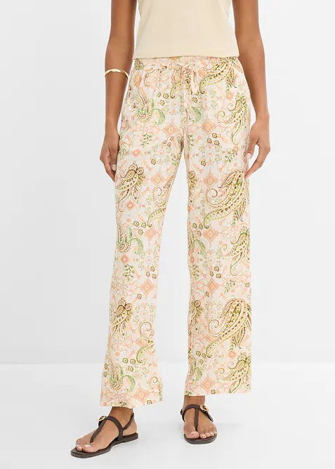 Pull on-bukse med paisleym&oslash;nster, bonprix