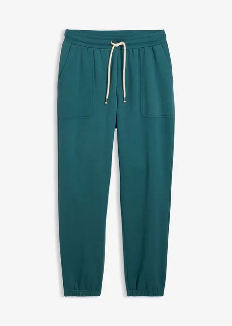 Joggebukse i 100% &oslash;kologisk bomull, bonprix