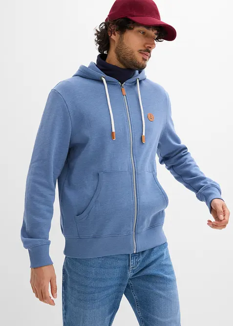 Hettejakke med detaljer i imitert skinn, bonprix