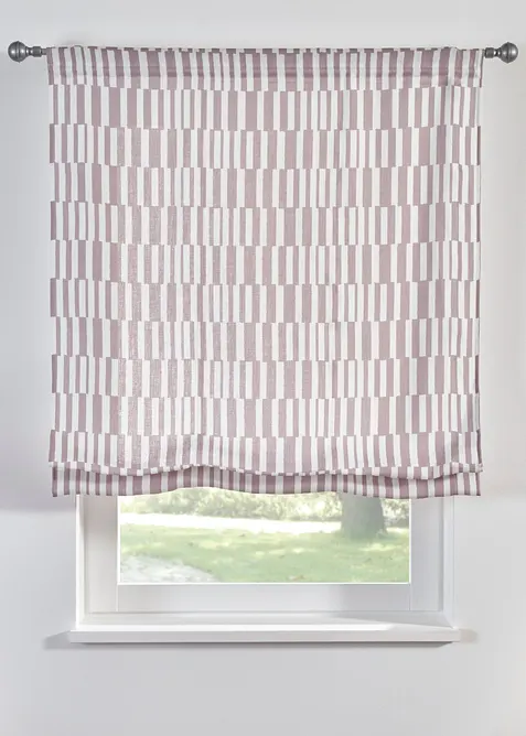 Liftgardin med stripem&oslash;nster, bonprix