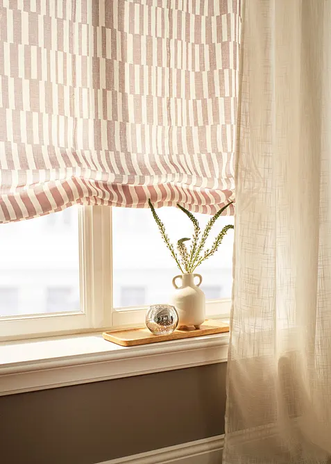 Liftgardin med stripem&oslash;nster, bonprix