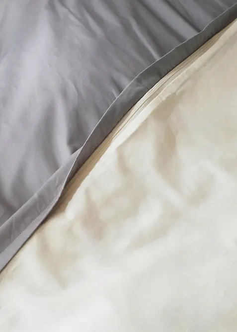 Vendbart sengesett i percale, bonprix