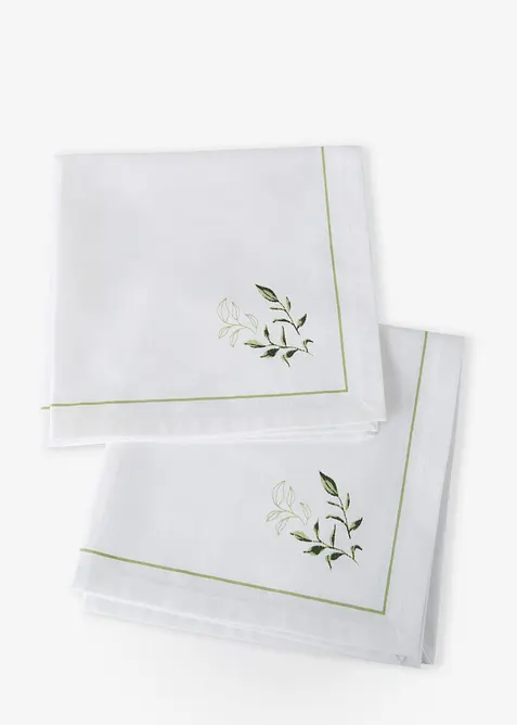 T&oslash;yservietter i &oslash;kologisk bomull (2-pack), bonprix